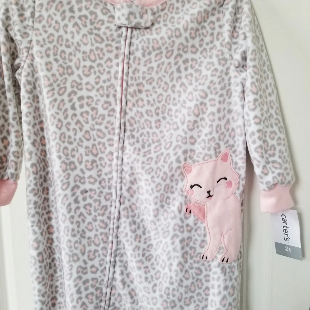 Carter's Set of 3 Fleece Sleepers 2T NWT